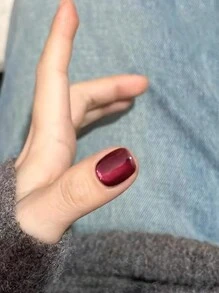 MISS SHAKA 10ml 深秋之恋猫眼凝胶指甲油新款流行闪粉金色瓷白色玻璃珠猫眼美甲美甲用品圣诞指甲 - 彩色 - 查看 21