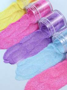 10 Bottles Shiny Iridescent Resin Glitter Filling Material, Sparkly Epoxy Resin Pigment Powder, For DIY Crafts, Jewellery, Epoxy Resin Shaker Filler - Multicolor - View 3