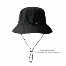 1pc Foldable Waterproof Quick-Dry Sun Hat, Outdoor Fishing Bucket Hat, Hiking Cap