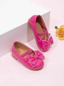 Girls' Cute Versatile Flats Shoes, Spring/Autumn - Rose Red - View 4