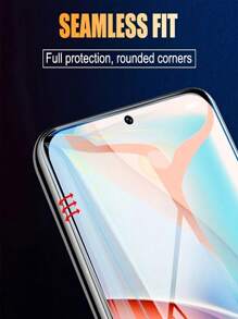 4 Packs Full Cover Hydrogel Film Compatible With Xiaomi Redmi Note 14 13 Pro 5G 4G Note 12 11 11S 10 9 8 Pro 10S 9S 8T 13 Pro+ 14C 13C 12C Mi 11T 11 Lite 5G NE Poco X3, Soft HD Screen Protector Film, Anti-Scratch, Anti-Fingerprint, [Not Glass] Waterproof Shockproof Anti-Fall Anti-Fall - Clear - View 4