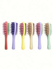 1 pieza Cepillo de masaje del cabelludo y cepillo de champú 2 en 1 - Cepillo de masaje del cabelludo, cepillo de champú para cabello seco/húmedo, cepillo de cuidado del cabelludo apto para hombres y mujeres