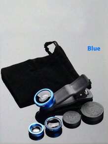 一套趣味手机鱼眼镜头，手机镜头放大镜鱼眼自拍便携镜头摄影（本套装仅包含两个鱼眼镜头，长焦镜头和短焦镜头不可用） - 彩色 - 查看 4