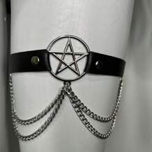 Leg Harness Thin Chain Punk Thigh Pentagram Promotion - H214 - Xem 1