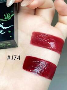 GIRLCULT Brilho Ultra Real Lip Glaze Batom Líquido Camaleônico, Gloss Labial Brilhante com Glitter de Pedra Rhinestone à Base de Óleo J74 Dementor, Cor Metálica Cintilante com Acabamento Intenso e Brilhoso, de Longa Duração, Livre de Talco Holográfico 3,5ml (0,12 fl. oz) K-Beauty