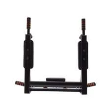 OUKANING Multifunktionale an der Wand montierte Pull Up Chin Up Bar Dip Station Power Rack Schwarz - Schwarz - Übersicht 4