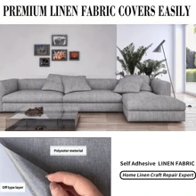 3.28ft Self-Adhesive Fabric Repair Patch, 1pc Multi-Color Microfiber And Linen Patches With Strong Glue For Sofas, Car Seats, Handbags, Jackets, Pillows, Doors, Windows, Tables, Cabinets, And Bags, DIY Repair Kit For Indoor And Outdoor Use, Various Colors