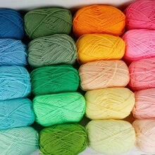 5 stuks ultrazachte handgehaakte stof, voor haken, breien en meerkleurige garens, doe-het-zelf-knutselgarens, 4-draads garen voor doe-het-zelf-sjaal, muts, trui, haakpakketten voor beginners, comfortabel en gezond leven