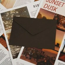 5 pièces Enveloppes de style vintage en toile de jute, enveloppes de cachets de cire d'invitation rétro - 1 pièce enveloppe + 1 pièce sceau de cire, retour à l'école
