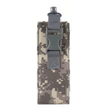 Funda para botella de agua Molle, bolsa para deportes al aire libre, montar, acampar, senderismo, caza, cantimplora de viaje, soporte para hervidor, herramienta EDC, riñonera Q4GM - MC - Ver 5