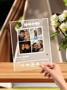 1 pièce Plaque personnalisée Spotify, plaque d'image de couple personnalisée, cadre photo personnalisé, plaque de musique de chanson de couple personnalisée, cadre photo décoratif personnalisé pour la maison, plaque de couverture d'album, cadeaux uniques pour les femmes, cadeaux romantiques d'art musical, cadeau d'anniversaire, cadeau de la Saint-Valentin, cadeau d'anniversaire, cadeau de mariage, cadeau de fête des mères, cadeau de fête des pères, cadeau pour la meilleure amie, meilleur cadeau pour maman/papa, cadeau pour elle/lui, meilleur cadeau pour le petit ami, Saint-Valentin, décoration de Saint-Valentin Haute qualité, personnalisé, unique Cadeaux idéaux pour elle petit ami, petite amie pour les anniversaires, pour la Saint-Valentin, pour la fête des mères, pour les anniversaires, pour la fête des enfants, pour la fête des pères, pour la remise des diplômes, pour les mariages, pour le pendaison de crémaillère Salon, maison