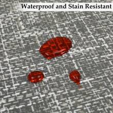 Modern Abstract Runner Rug Washable Area Rug Hallway Solid Rug Stain Resistant Non-Slip Low Pile Non-Shedding Rug For Living Room Bedroom Office