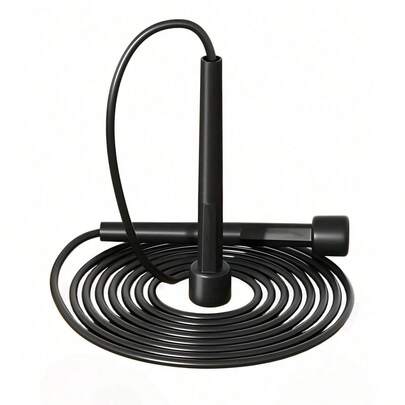 1pc 110-Inch Adjustable PVC Rope 5-Inch Multifunctional Sturdy Plastic Pen Handle Skipping Rope, Suitable For Men And Women Fitness, Endurance Training, Aerobic Exercise Gym Accessories, Sport, Gym, Home Exercise, Skipping Rope, Jump Rope, Skipping Rope, Jump Rope