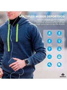 OFERTA POR INAUGURACION Reloj Inteligente Smart Watch ULTIMATE De La Marca BENEDO BE5 ULTIMATE - Negro - Ver 3