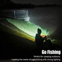 2x LED Head Torch Super Bright Powerful HeadLamp USB Rechargeable COB Waterproof - Grey - View 5