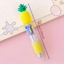 1/20/8/24/12/18pcs Random Cartoon Cute Four-Color Mini Colored Ballpoint Pen For Students, Four-Color Mini Colored Ballpoint Pen - Sets - View 10