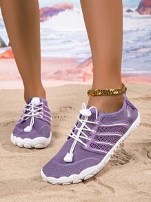 Zapatos de agua/playa para mujer, zapatos acuáticos/de senderismo para parejas, zapatos de agua transpirables y antideslizantes para pesca, playa, natación, de secado rápido