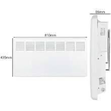 MYLEK 2KW  Smart WiFi App Radiator Electric Low Energy Panel Heater 1KW 1.5KW Available Wall Mounted Floor Standing Batoom IP24 Rated For Homes Offices - 2KWWifiPanelHeater - View 3