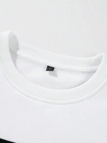 Men's Casual Crewneck Hoodie And Sweatpants Suit, Fashion Sports T-Shirt, Striped Printed Drawstring Sweatpants, Suitable For Outdoor Sports Jogging Casual Outing