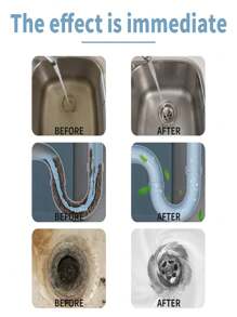Toilet, Sink And Kitchen Drain Clog Removal And Cleaning Solution