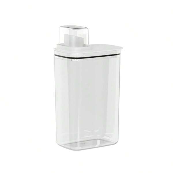 CASA CHA Porta Sabao Liquido Po Dispenser 2,3L Branco Tampa Medidora