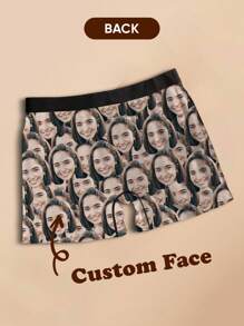 情人节定制男士三角裤,个性化男士内裤,定制三角裤,老公专属定制三角裤,趣味表情定制三角裤,情人节礼物,周年纪念礼物,生日礼物,结婚礼物,送给女朋友的礼物,送给男朋友的礼物,送给老公的礼物,送给他的礼物,永恒的爱 - 彩色 - 查看 6