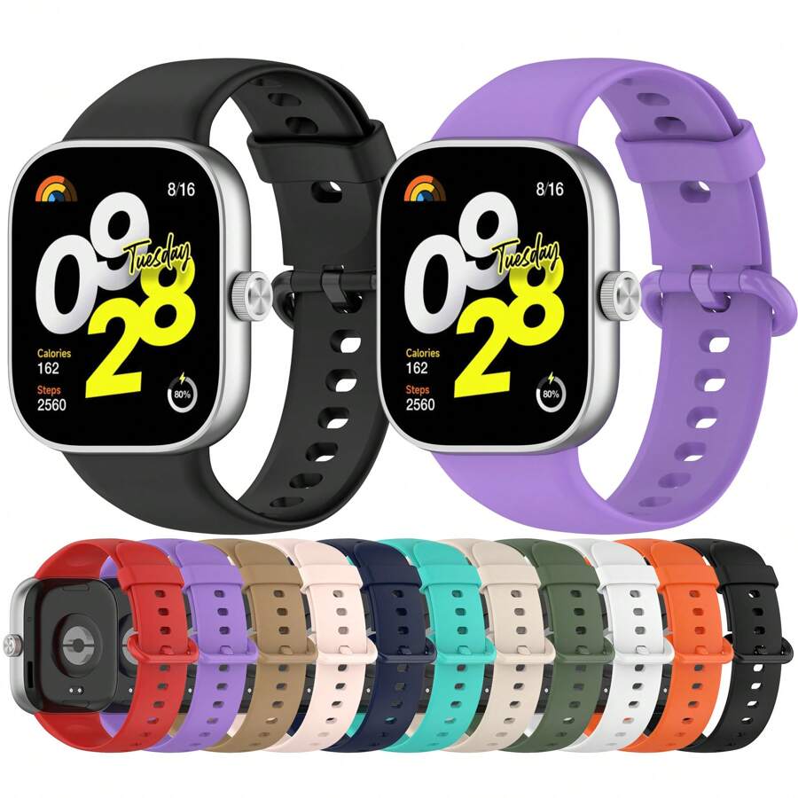 Silicone Strap Compatible With Redmi Watch 4 SmartWatch WristBand Compatible With Xiaomi Miband 8 Pro Redmi Watch 4 Bracelet Band Watchband Sport Accessories