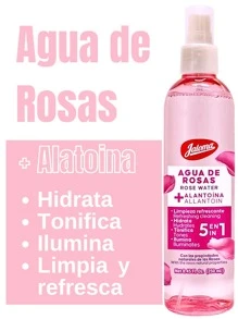 Agua de Rosas-Relajante y Antioxidante-5 beneficios en 1-250ml - Rosa - Ver 2