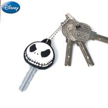 Disney 1PC Disney Officially Licensed Keychain Jack Cartoon Image Cute Backpack Car Key Key Ring Accessories Exquisite Hundred Dress Pendant Pendant Desktop Creative Ornament Decorations Birthday Anniversary Gift For Friends And Family Car Accessories Bag Charm Backpack For School