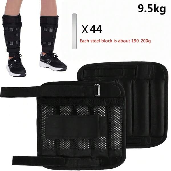 Peso ajustable Brazo Correas de peso Tobillo Peso Sacos de arena Correr Fitness Trotar Equipo de entrenamiento de fuerza Gimnasio Equipo de pesas con bloques de acero