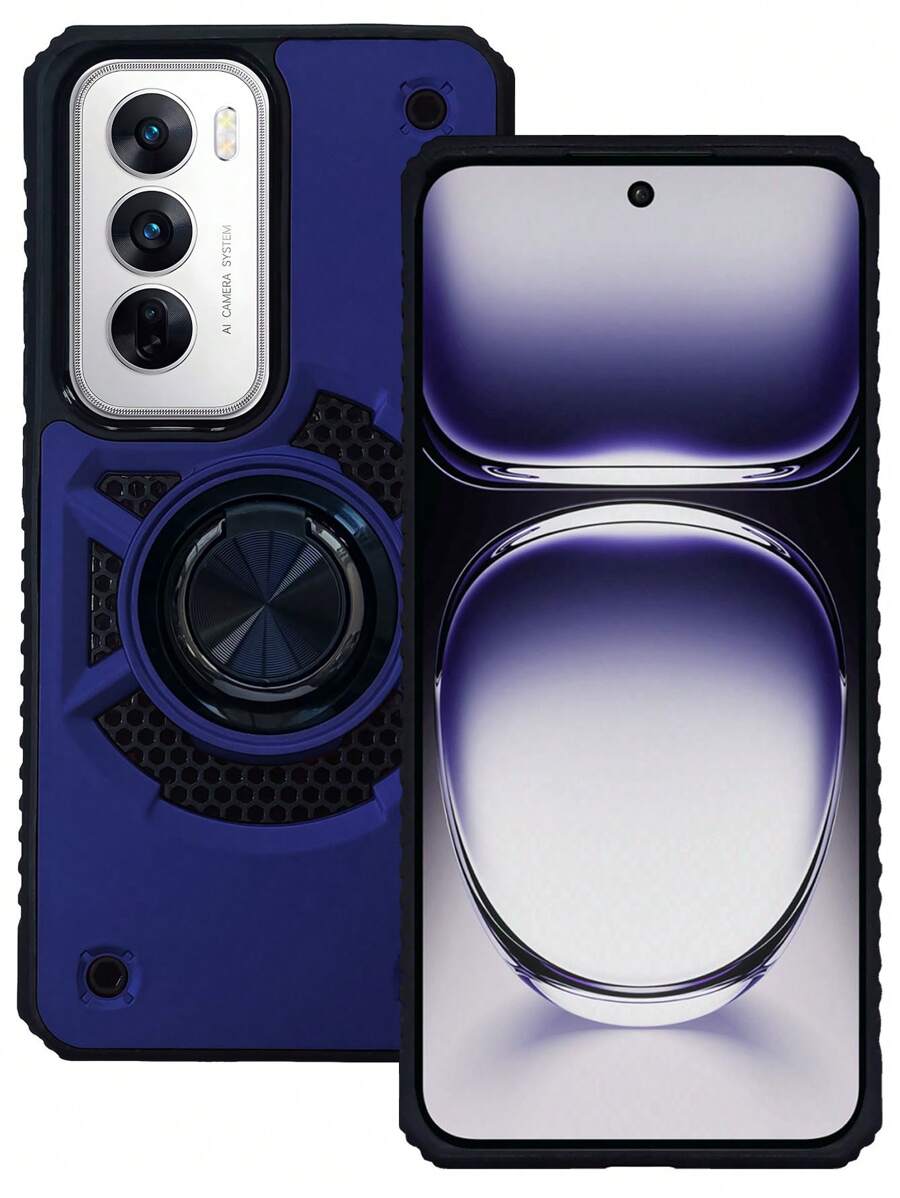 HEAVY DUTY RING CASE OR CLIP CASE FOR OPPO RENO 12 5G - Blue - View 1