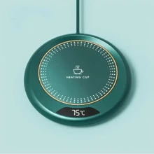 USB Powered Coffee Cup Warmer With Button Control, 20W ABS Constant Temperature Heater, Auto Shut Off, Suitable For Office/Home/Travel, Great For Birthday/Holiday Gift, For Outdoor, Camping