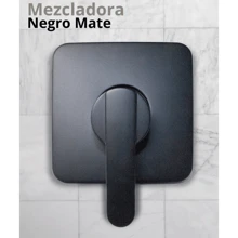 Monomando Para Regadera En Negro Mate, Llave De Regadera, Mezcladora Negro Mate - Negro - Ver 3