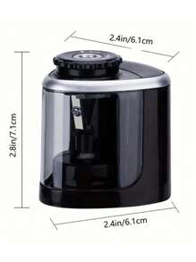 1个可爱自动削铅笔器，适用于儿童和小学生，电动削铅笔器，全自动电池供电，带铅芯卷 - 彩色 - 查看 8