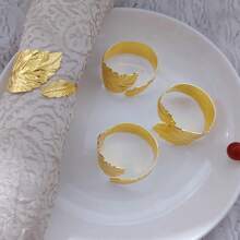 3pcs/4pcs/5pcs/6pcs Metal Napkin Rings, Multi-Color Napkin Holders For Hotel Supplies, Home Kitchen Dining Table Decor, Cloth Napkin Rings Suitable For Daily Life, Parties, Guests, All Seasons - Multicolor - View 17