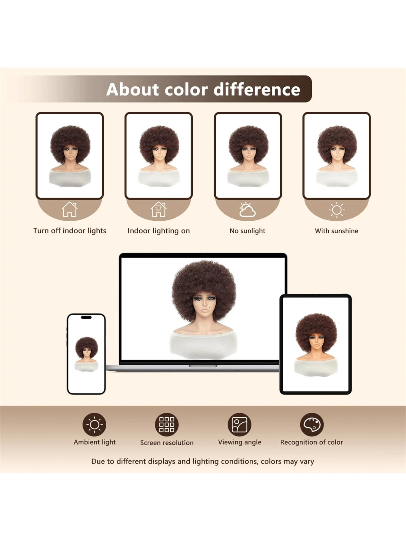 Parrucche Per Bambole SUPVOX - Set 12 Pezzi Capelli Lisci Morbidi, Con Retina Rosa