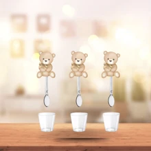 Colherzinha Brigadeiro Tema Ursinhos 50 Unidades