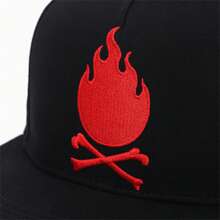 BOBBIE BURNS 棒球帽男女通用运动帽，休闲日常佩戴帽 - 黑色 - 查看 3