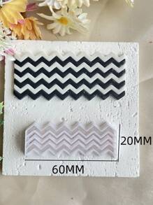 Cortadores de arcilla de geometría larga, cortador de arcilla polimérica de patrón ondulado simple para hacer aretes, herramientas de arcilla para manualidades de joyería con colgantes - Cortadores de arcilla - Ver 13