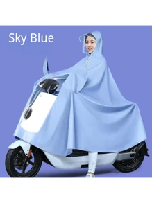 电动自行车雨披（单人或双人骑行适用）、男女摩托车雨衣、成人加厚雨衣、电动滑板车雨具、春夏精选、伴娘礼物、房间装饰、卧室装饰、海滩、旅行、男士、女士、度假 - 彩色 - 查看 9