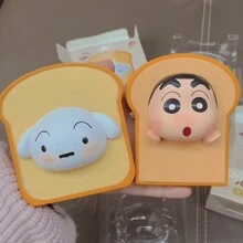 CRAYON SHINCHAN Figura magnética de Shin Chan de 10cm, imán para decorar el refrigerador, pegatina magnética decorativa con figura encantadora de Nohara, juguete y regalo - Multicolor - Ver 5