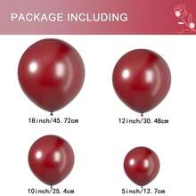 高品质乳胶气球套装 18/12/10/5 英寸派对装饰气球适合生日、情人节婚礼、毕业派对、新季节新娘送礼会、性别揭示派对装饰气球 - 彩色 - 查看 41