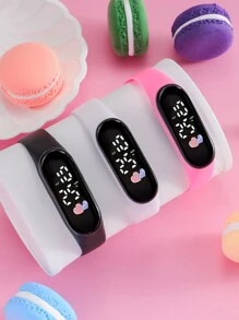 1pc Women's Fashion Cute Electronic Watch With Date & Time Display, Suitable For Daily Wear And Gift Giving