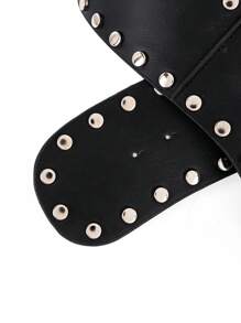 1 件女式复古高腰松紧腰带可调节束腰腰部装饰配件，适合秋季、万圣节穿着 - 腰封 - 查看 7