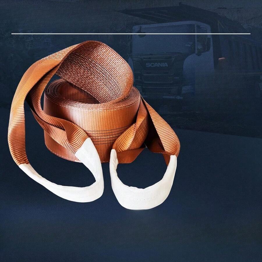 Tow Strap Heavy Duty 100000 Lbs 30ft Recovery Towing Rope 55 US Tons