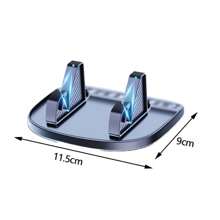1 件装汽车导航仪表盘防滑手机支架 - 黑色 - 查看 5
