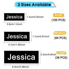 Customized Clothes Personalized Name Stickers Can Be Ironed On Clothes And Washable Labels, Washable Sewing/Iron Name Tags, Suitable For School Uniforms, Bed Sheets, Hats, Socks, School Bags, Etc. Stylish, Adorable, High-Quality Custom, Personalized, School Students, Kids For Birthdays School, Office, Home, Multi-Functional, For Valentine's Day, For Weddings, For Housewarming, Back To School Supplies,Customized Stickers,Warm Ambience - Multicolor - View 5