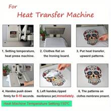 1 pieza/2 piezas/3 piezas Pegatina transferible con calor estilo DIY de gato y pájaro - Lavable, apta para camisetas, vaqueros, suéteres, bolsos y almohadas