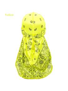 1pc Men's Turban Hat Printed Wigs Durag Biker Headwrap Pirate Hats Cap For Men Hair Accessories Long Tail Straps Bandanas Pirate Hat Pirate Costume - Pirate Hat - View 18