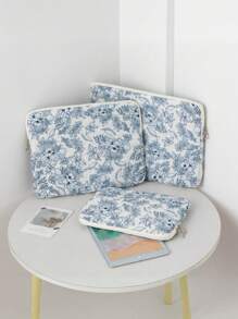 Ditsy Floral Pattern 11"/13"/13.3"/14"/15.6" Laptop Sleeve Bag, Flower & Leaf Print Tablet Handbag, Protection For 10.2"/10.9"/11"/13"/13.3"/14"/15"/15.6" Laptop Computer Toiletry Bag Travel Wash Bag Toiletry Travel Bag Makeup Storage Beach Beach Bag Vacation Holiday Essentials School Supplies Travel Essentials Ladies For College Dorm Bathroom Laptop Bag Laptop Case Computer Case Case Computer Bag Laptop Cover Ipad Bag Classroom Mac Book Teacher Laptop Bag Women Winter